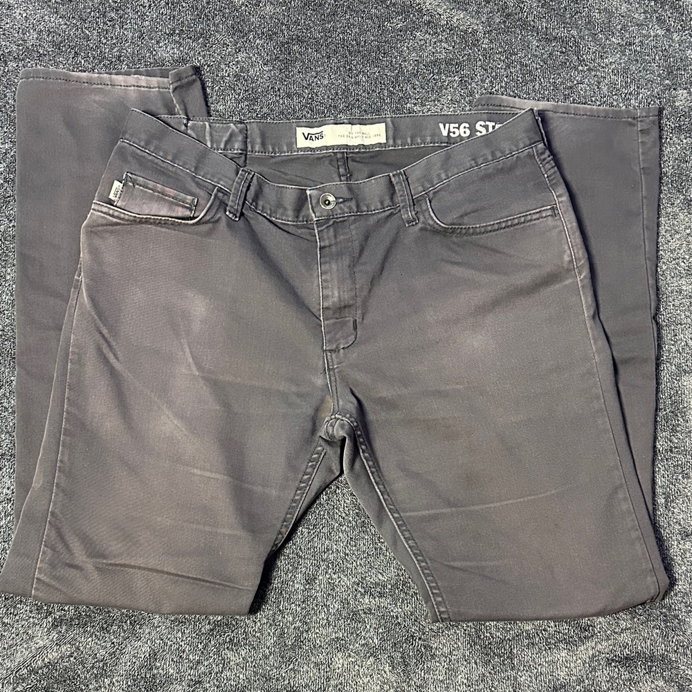 Vans Men's Charcoal Straight Jeans